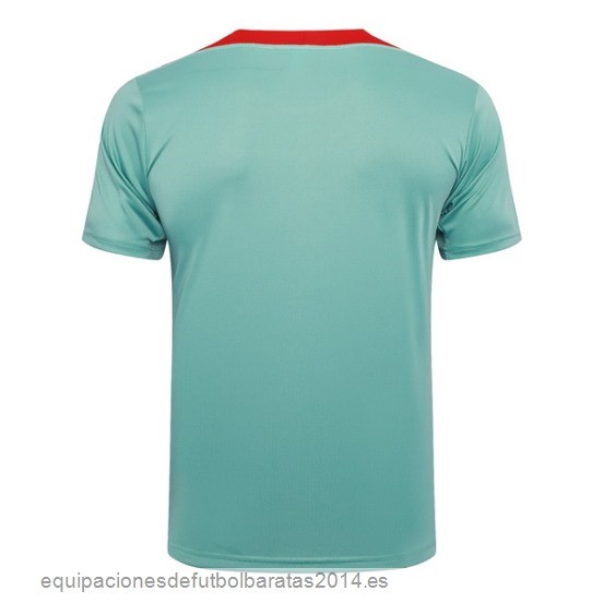 Nuevo Entrenamiento Liverpool 24/25 Verde Blanco Baratas